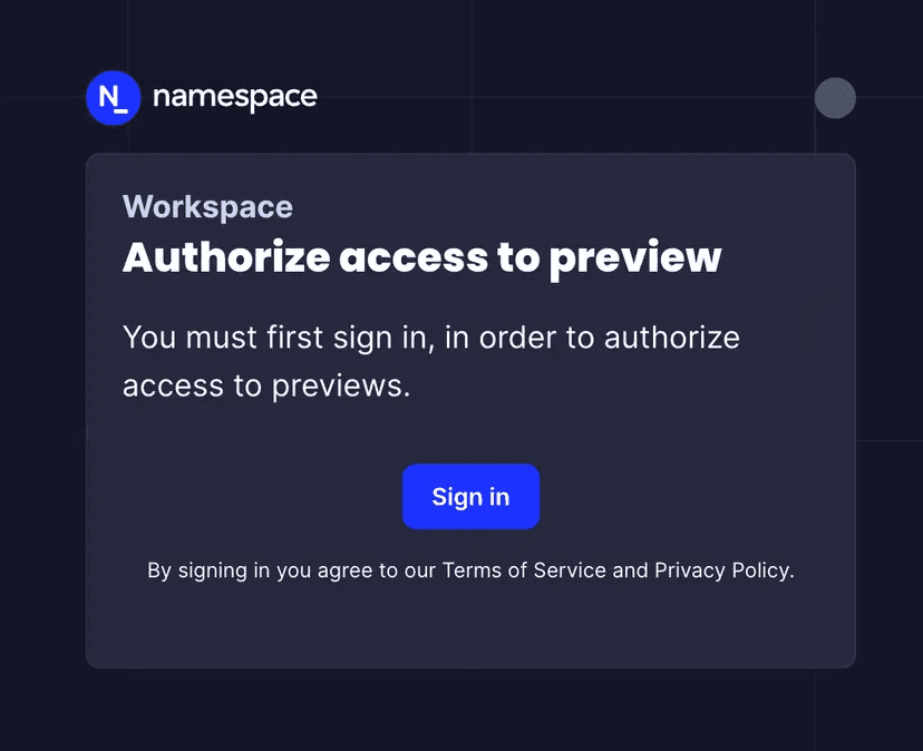 Preview Access