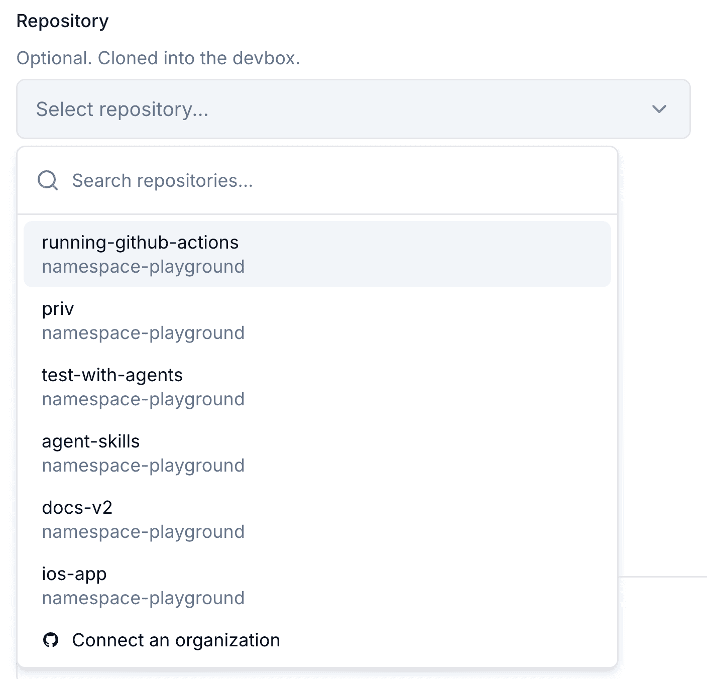 List GitHub repositories