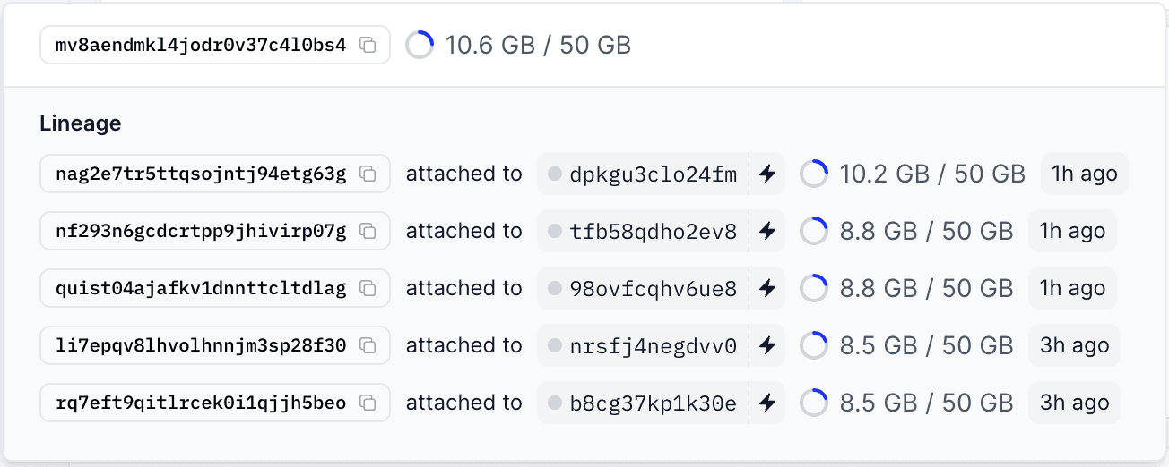 cache-volume-lineage