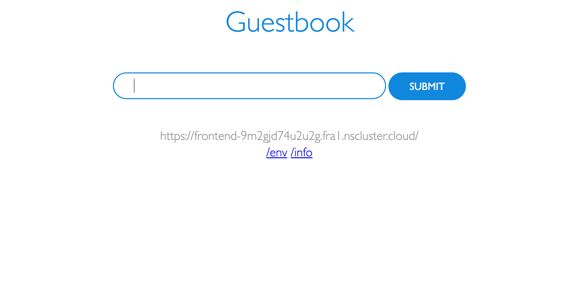 guestbook page preview
